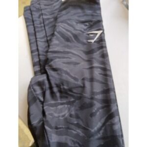 Gymshark XS Adapt Animal Seamless Womens leggings black asphalt gray